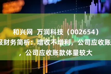 和兴网  万润科技（002654）2025年中报财务简析：增收不增利，公司应收账款体量较大